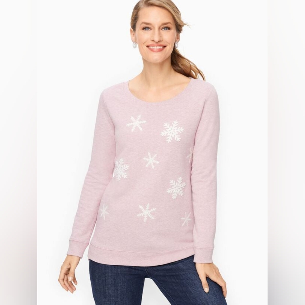 Talbots Snowflake Sweatshirt